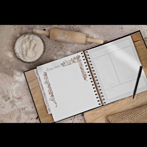 Around Our Table: Blank Recipe Book with Recipe Cards