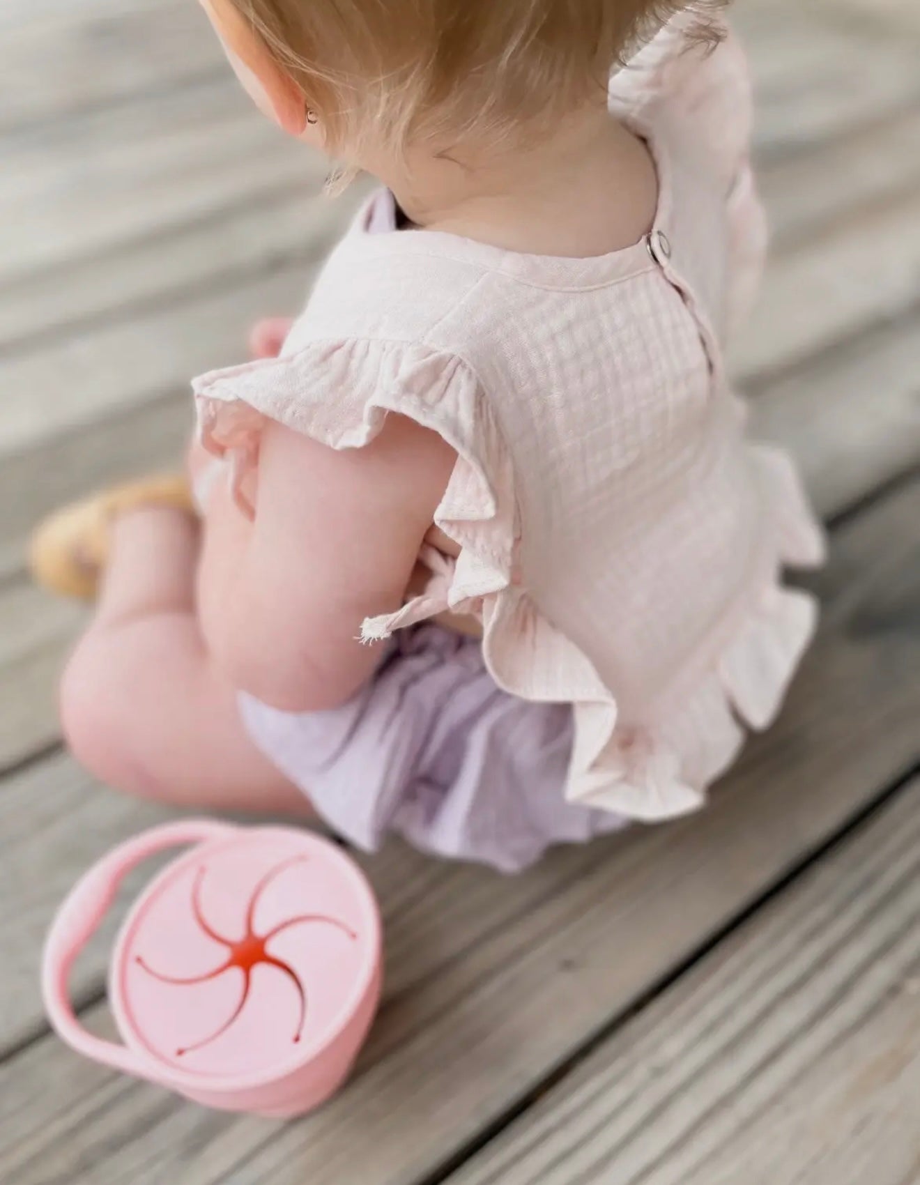 Muslin Cotton Ruffle Bib