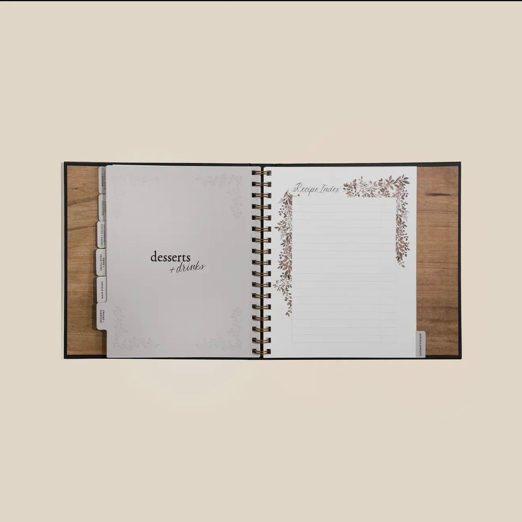 Around Our Table: Blank Recipe Book with Recipe Cards