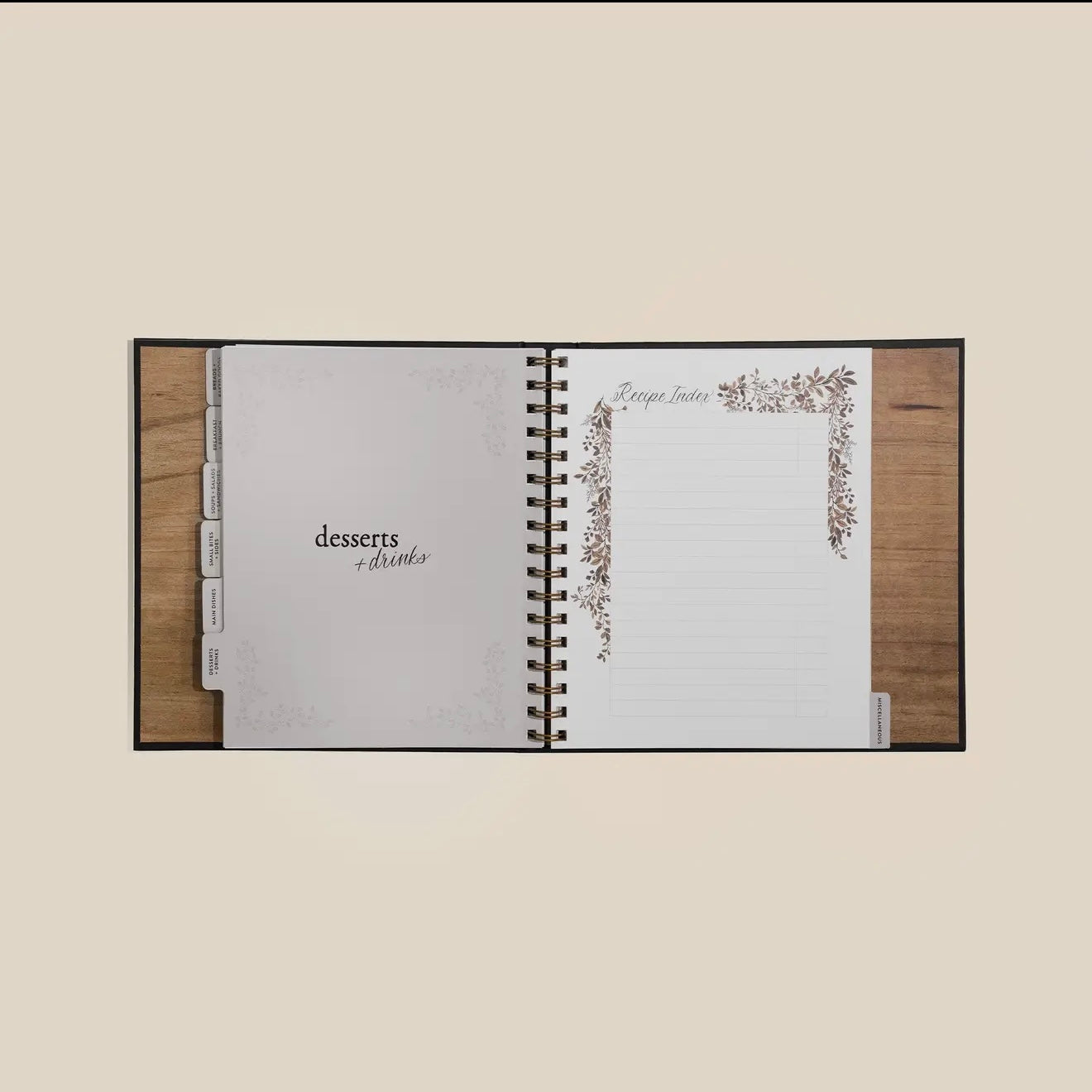 Around Our Table: Blank Recipe Book with Recipe Cards
