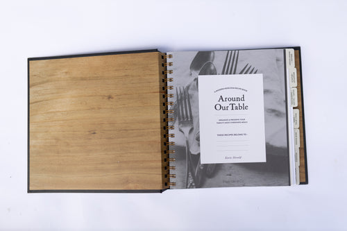 Around Our Table: Blank Recipe Book with Recipe Cards