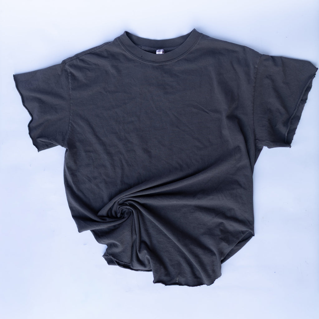 Side Slit Tee - Stone