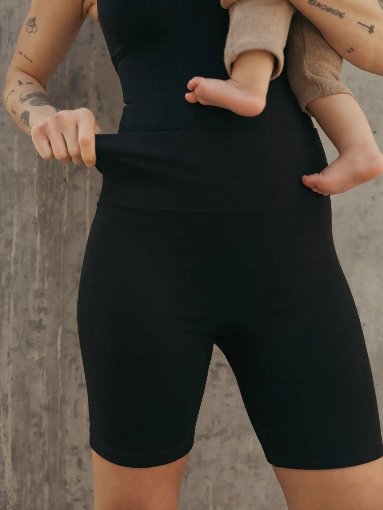 Bamboo Maternity & Postpartum Bike Short