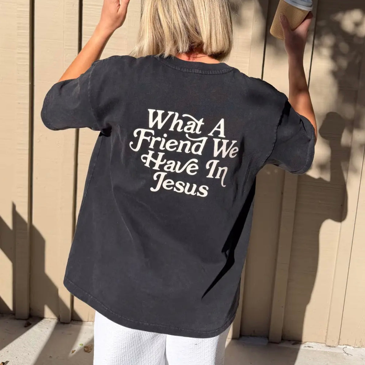 What a Friend in Jesus Heavyweight Tee