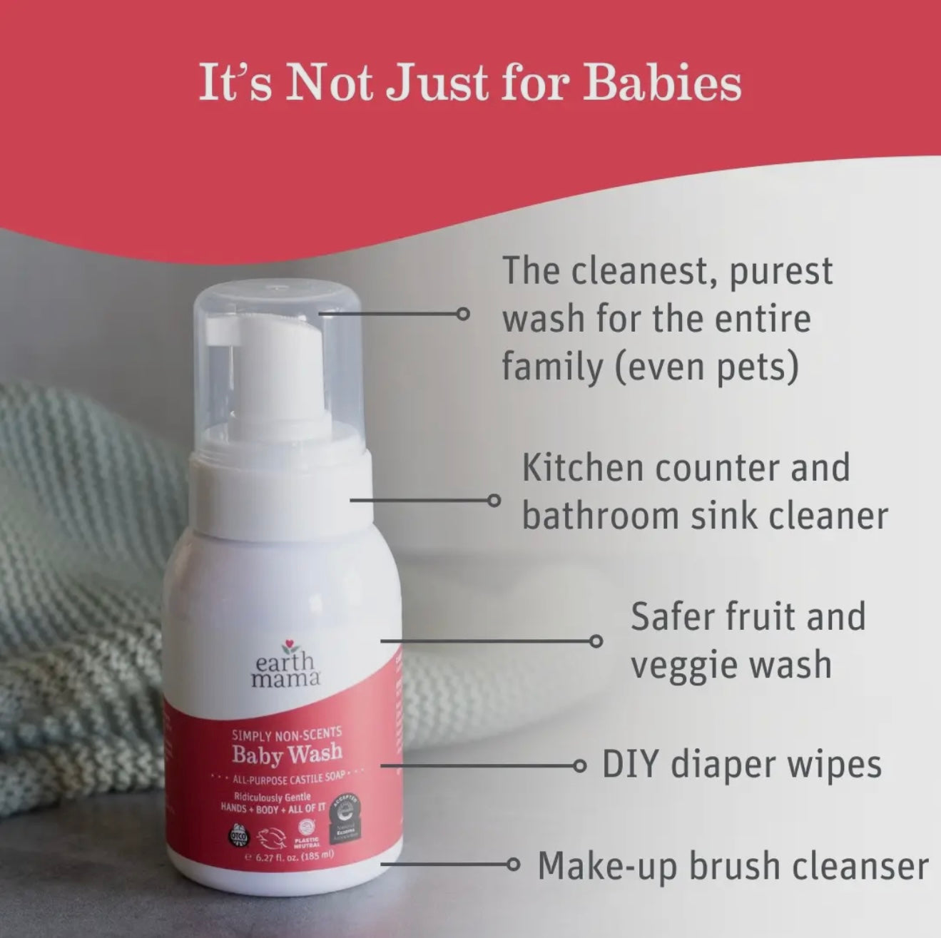 Earth Mama Simply Non-Scents Baby Wash