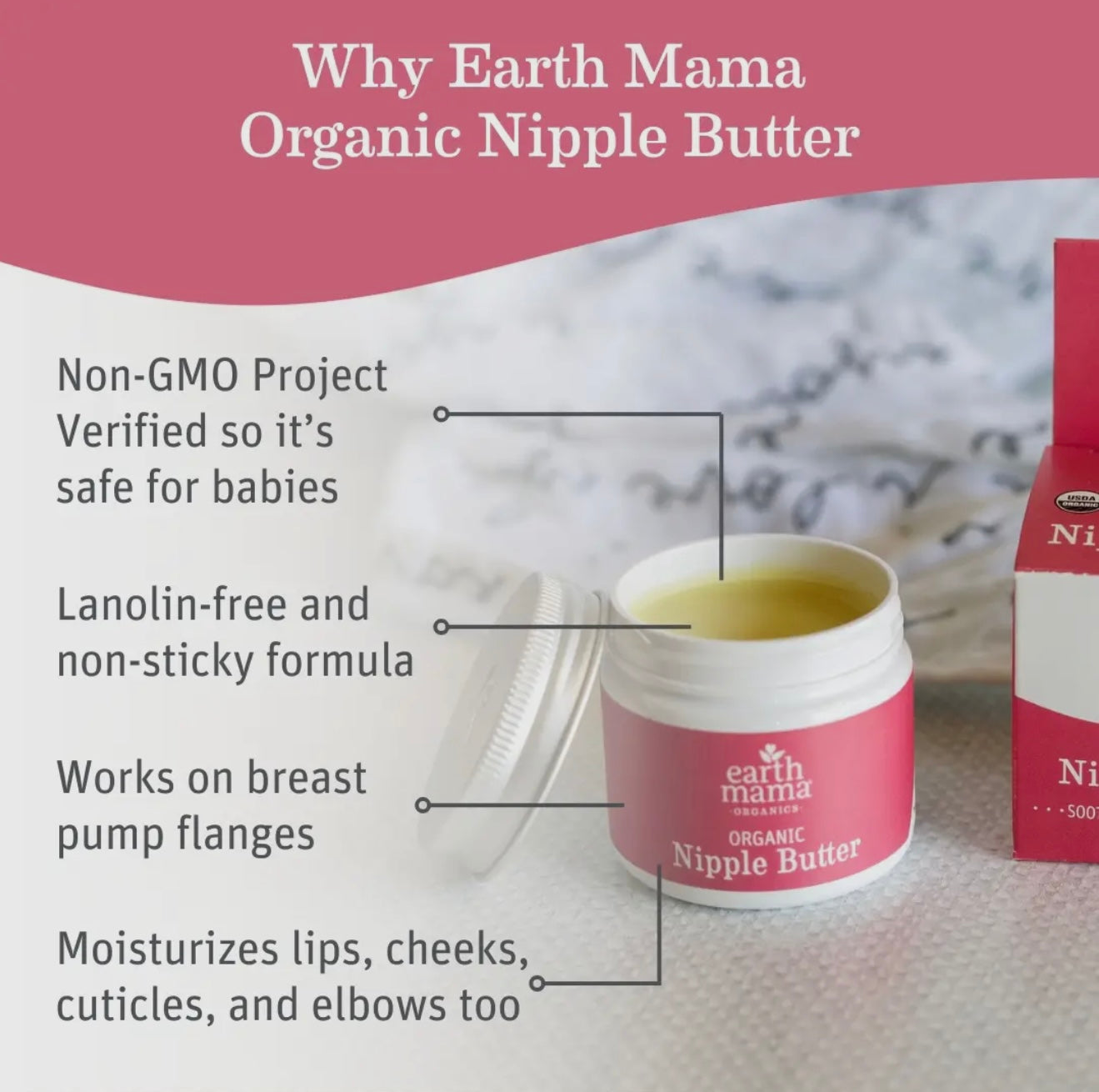 Earth Mama Organic Nipple Butter