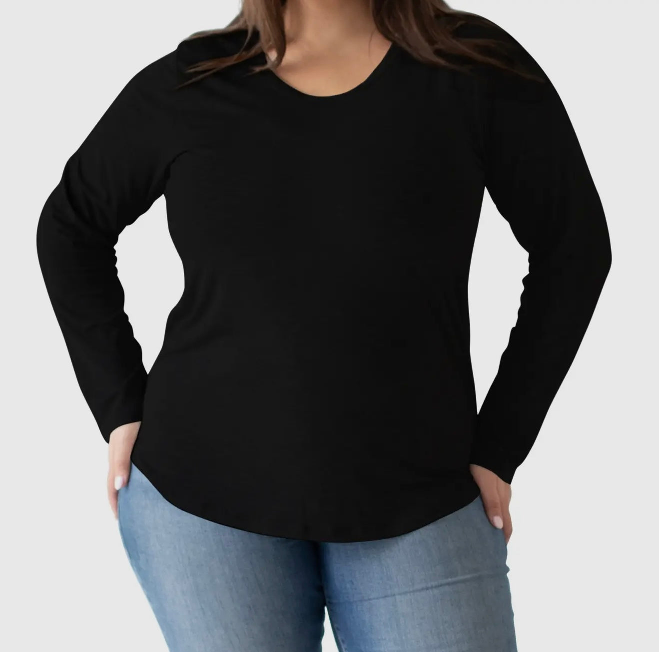 Bamboo Nursing & Maternity Long Sleeve T-Shirt
